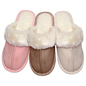 Παντόφλα Γυναικεία Μονόχρωμη με Άσπρη Γούνα No:36-41 SummerTiempo 87255 (36ΤΜΧ) - Image 1