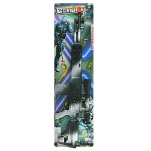 Οπλοπολυβόλο Μεγάλο με Σκόπευτρο Μαύρο 21x77x4cm ToyMarkt 88806 - Image 1