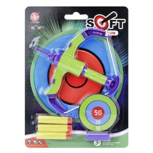 Τόξο Μίνι Στόχος Βελάκια σε Καρτέλα 19x26cm ToyMarkt 88846 - Image 2