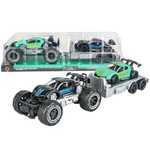 Friction Μεγάλες Ρόδες + Ρυμούλκα με Αγωνιστικό 34x9x10cm ToyMarkt 902360