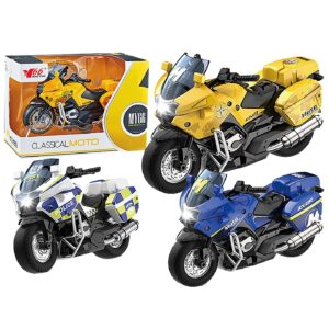 Μότο Μεταλλική Pull Back με Ήχους & φως 15x11x8cm ToyMarkt 902364