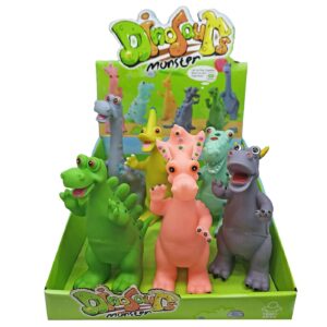 Αστεία Δεινοσαυράκια σε Κουτί 20x8x20cm ToyMarkt 913544 (6ΤΜΧ)
