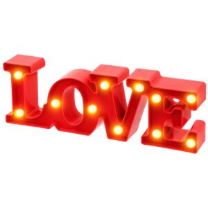 Love Επιτραπέζιο Διακοσμητικό 10Led 30x10,5x4cm Homie 423112