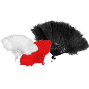 Βεντάλια Φτερά 24cm Carnavalista 232718