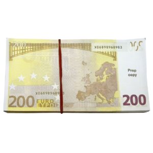 Χαρτονομίσματα σετ 100 Ψεύτικα των 200 Ευρώ  Carnavalista 232721