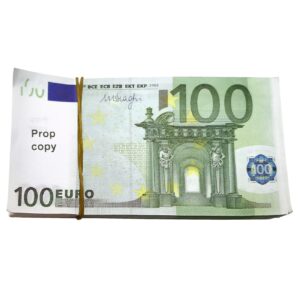 Χαρτονομίσματα σετ 100 Ψεύτικα των 100 Ευρώ 15x8.5cm Carnavalista 232722