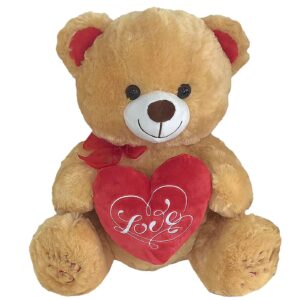 Αρκουδάκι Λούτρινο με Καρδιά 30cm ToyMarkt 99519 - Image 3