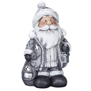 Κηροπήγιο Κεραμικό Άγιος Βασίλης 19x11.5x8,5cm Xmasfest 1132412 (2ΤΜΧ)