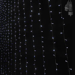 100 led Λευκά Εξωτερικά Κουρτίνα-Επέκταση l. V. (δεν Περιέχεται ο Μετασχηματιστής)  Xmasfest 1132594
