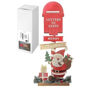 Διακοσμητικό Ξύλινο Letters to Santa 40x17x6cm Xmasfest 1133913 (6ΤΜΧ)
