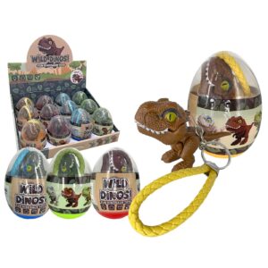 Αυγό με Δεινόσαυρο Αυγό=9x7cm Homie 116930 (12ΤΜΧ)